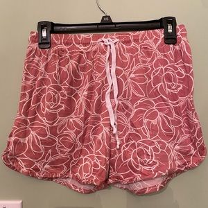 Floral sleep shorts